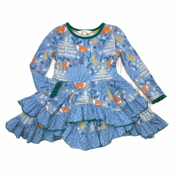 Matilda Jane Neck Of The Woods Ruffle Dress 2 - Picture 1 of 1